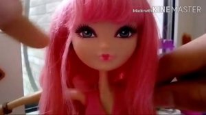 Как сделать причёску кукле?(пучок)
