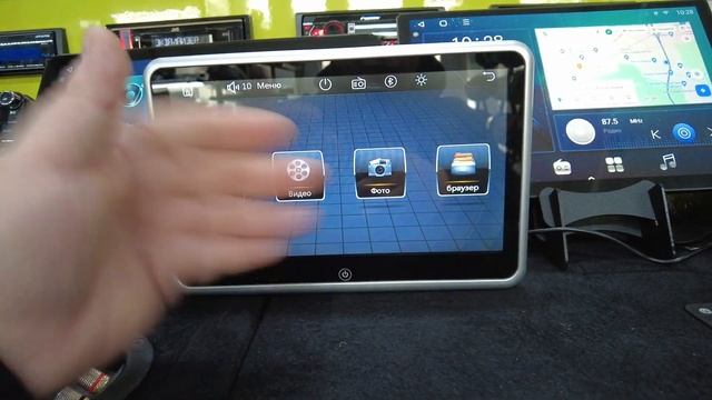 Добавь монитор 10 дюймов к любой магнитоле с AUX смотреть онлайн