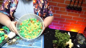 Флок, Как сделать листву, кустарники и прочую флору. Имитация растений для миниатюр.