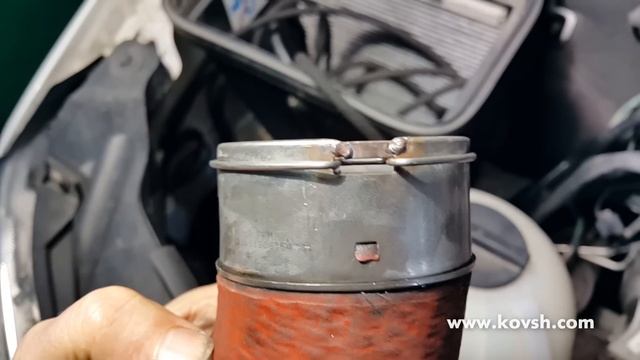 Реставрация патрубка интеркулера Mercedes OM651