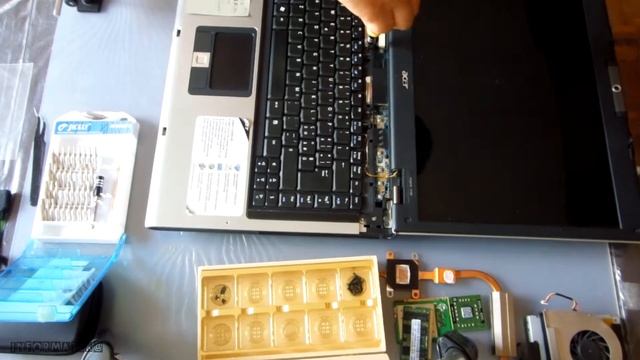 Розбір ноутбука ACER ASPIRE SERIES 5100 5101 5102 3100 3101 MODEL BL51 | Disassembly notebook смотреть онлайн