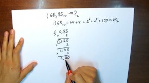 Дробные числа в двоичной системе счисления. Урок 2