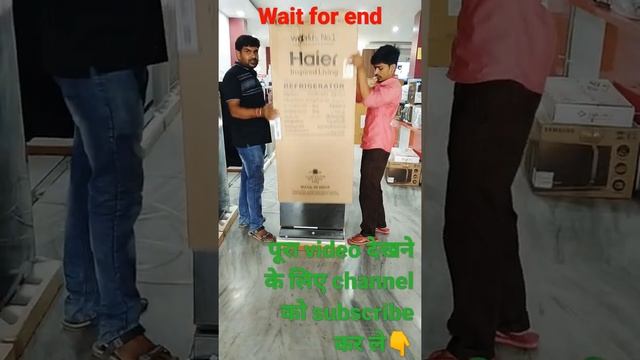 Glass door haier refrigerator unboxing/) review