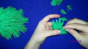 модульное оригами очень красивая ёлочка мастер класс