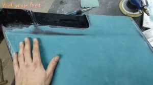 Как шпаклевать стекловолокно,пластик мотоцикла