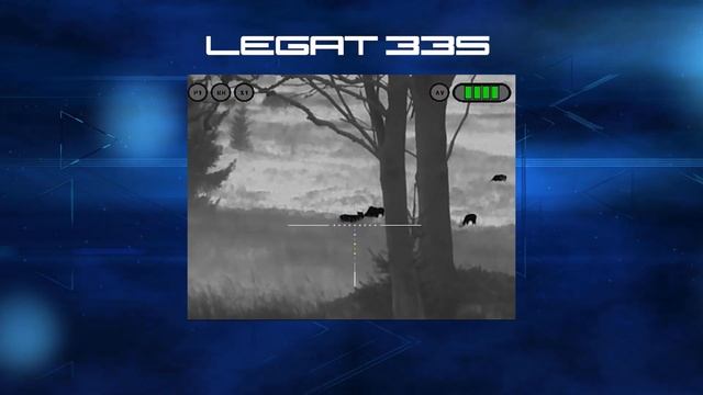 Тест картинки ELECTROOPTIC LEGAT 335 в полевых условиях смотреть онлайн