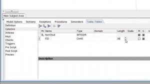 Построение физической модели БД