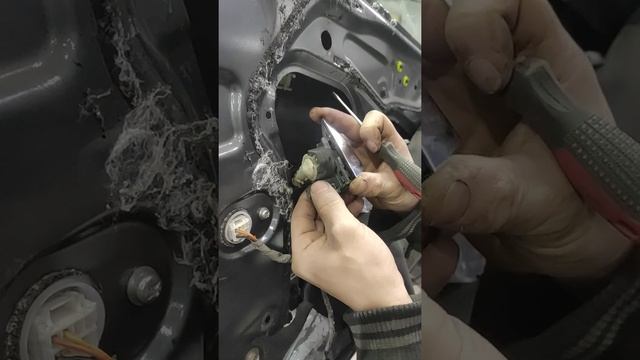 Как снять дверную ручку аккорд 8 /Accord 8 door handle removing