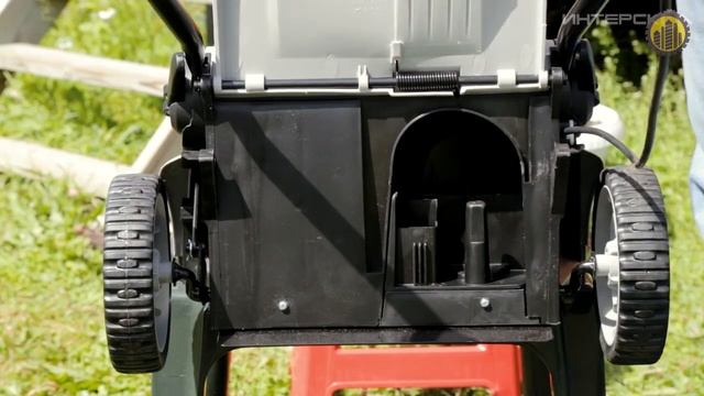 Электрическая газонокосилка Интерскол ГКЭ-40/1200 смотреть онлайн