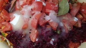 Овощная заправка для щей на зиму.