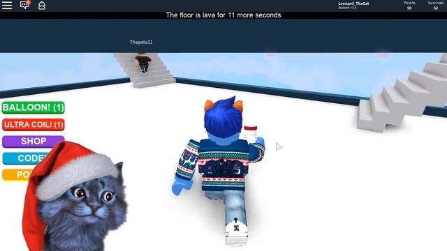 СНЕГ ЭТО ЛАВА! / ПОЛ ЭТО ЛАВА в РОБЛОКС / The Floor IS LAVA Roblox смотреть онлайн