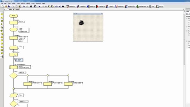 FLOWCODE УРОК 49 программный ШИМ 3 смотреть онлайн