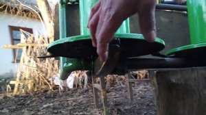 Переоборудование роторной косилки от мотоблока для минитрактора !!!