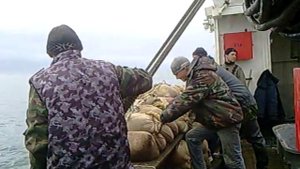 Постановка невода-Оттяжка,одна из многих.