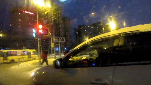 Автобус 92 "Ст. м. "Ладожская" - Белорусская ул." (трасса изменена) смотреть онлайн