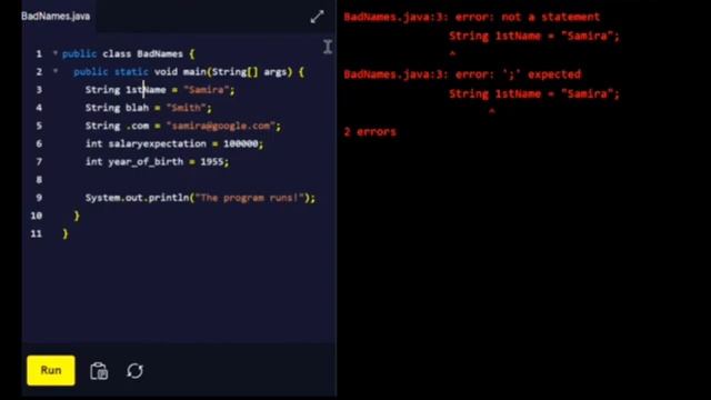 Java Fundamentals Code Example #5