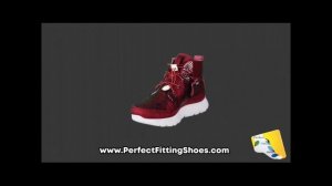 Women's Perfect Fitting MATRIX 3 Shoe Scarlett Red Python V Leather w/Nappa & NuBuck Leather Voice