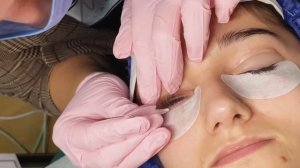 Как я делаю выкладку ресниц на валик (Ламинирование ресниц, выкладка ресниц)