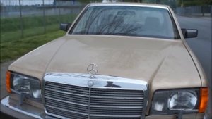 Mercedes-Benz 300 SDL TURBO - W126 - DIESEL COLD START AFTER 6 MONTH