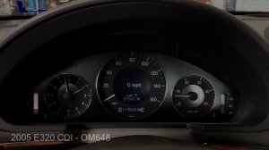 E320 CDI OM648 Stage 1 Tune vs Stock - DUDMD Tuning