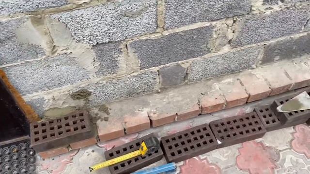 Кладка кирпича под расшивку впервые. Часть первая.