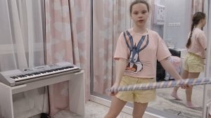 Гимнастика. Придумываем программу с обручем. Gymnastic, split, спорт, шпагат, фитнес.