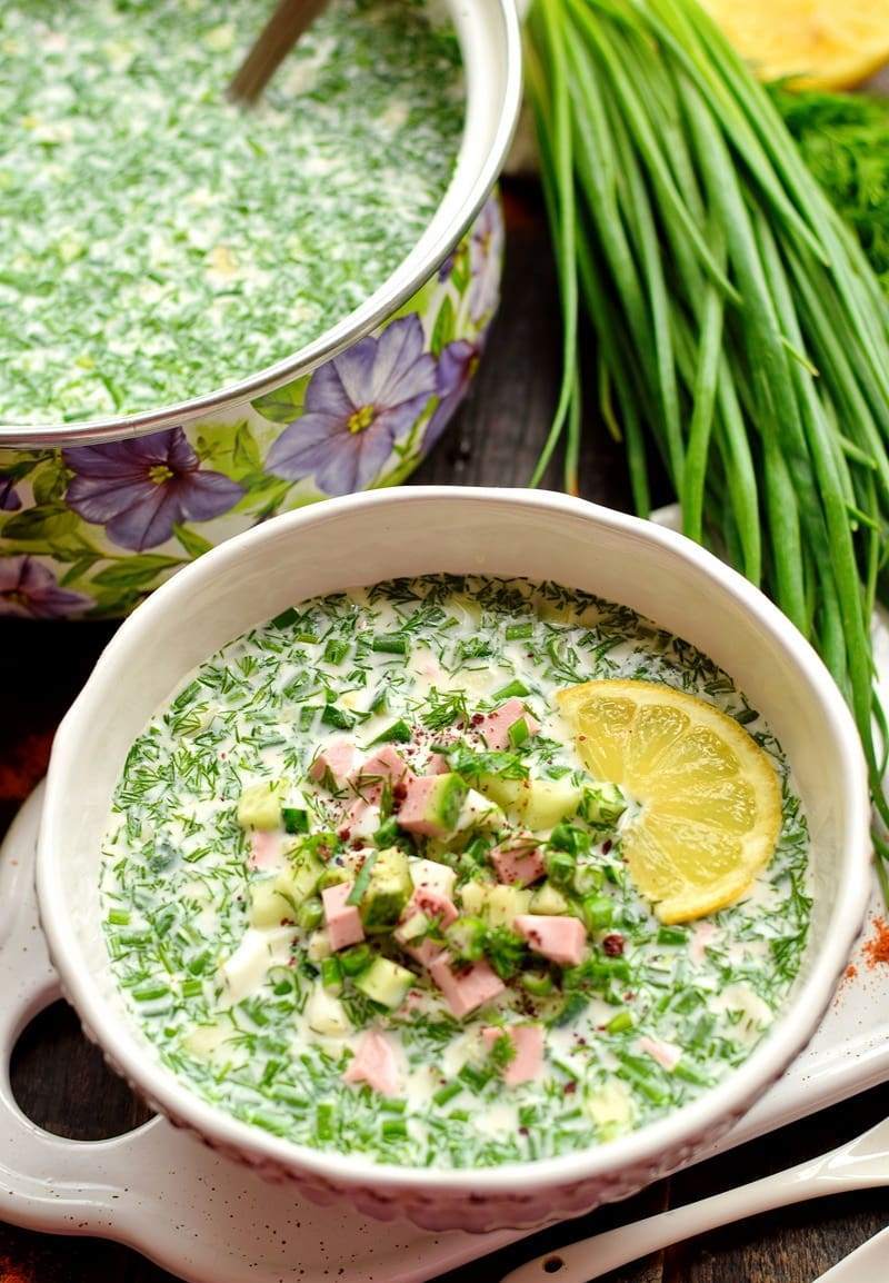 Запомните этот РЕЦЕПТ и Быстрее ГОТОВЬТЕ! Самая Вкусная ОКРОШКА! | Рецепт Окрошки на Кефире