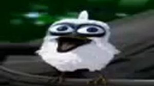 Белая птица ОЧЕНЬ громко смеётся мем