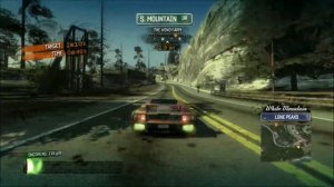 Burnout Paradise (Version 1.0 - PS3 - No Traffic) - P12 Burning Route - 1:42.94