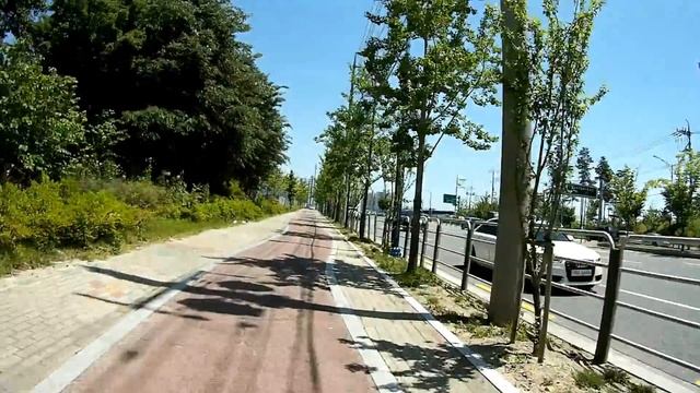 Велосипедная прогулка вдоль речки | Тэгу | Южная Корея