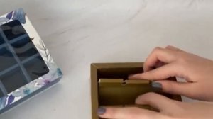 Как собрать коробку под 9 конфет?