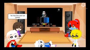 Undertale react to Ink Sans AU Fight P1 (VERSION 0.39)