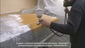 Покраска лодки обь (часть 1)