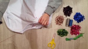 Вышивка пайетками