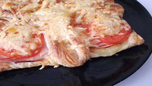 Вкусный ЭКСПРЕСС ЗАВТРАК или ПЕРЕКУС из готового слоеного теста.