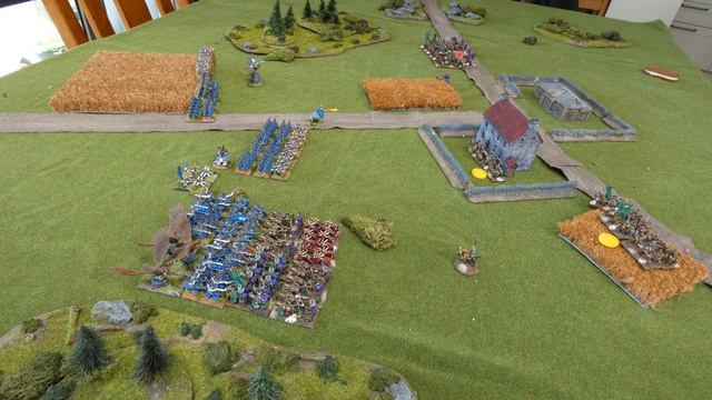 Warmaster Battle #2: High Elves vs Chaos