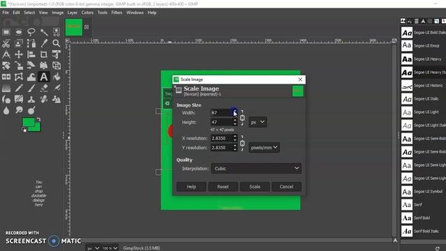 Making a favicon in Gimp смотреть онлайн