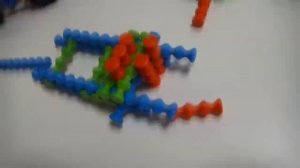 Машинка из конструктора "Строительные палочки"