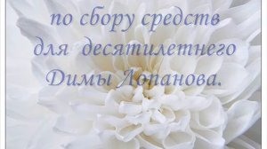 Акция Белый цветок