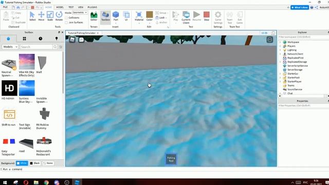 КАК СДЕЛАТЬ СИСТЕМУ РЫБАЛКИ В РОБЛОКС СТУДИО  ГАЙД  Roblox Studio
