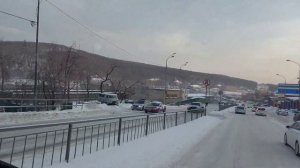 Снегопад во Владивостоке