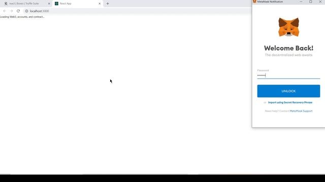 Integrate React Js with Smart Contract using truffle | Truffle Full Course | Part-10 | Hindi смотреть онлайн