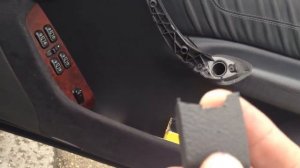 Mercedes s class w220 door control module replacement or driver's door switch replacement.