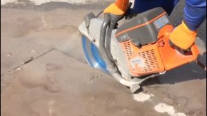 Бензорез husqvarna k760 работа