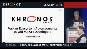 Vulkan Sessions   SIGGRAPH 2019 BOF Sessions