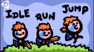 MAKING RUN, IDLE & JUMP 2D GAME ANIMATIONS - UNITY TUTORIAL