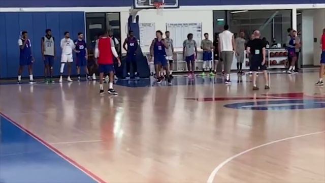 SOME VISUALS OF BEN SIMMONS WITH THE SIXERS TEAM IN TODAYS PRACTICE смотреть онлайн