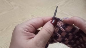 Легкие и удобные тапочки-следки на двух спицах № 16 / patik modelleri