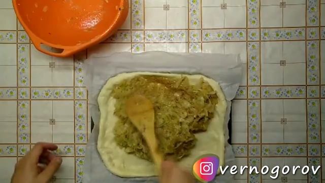 Сегодня готовим Пирог с капустой