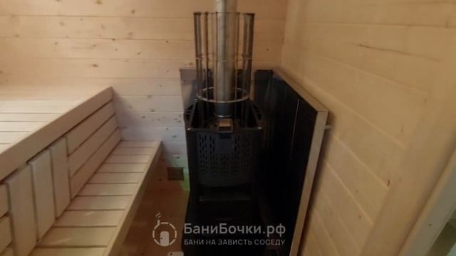 Перевозная баня из ёлки 6м №220158[на продажу] смотреть онлайн